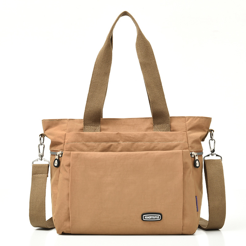 A generation of hair fashion versatile messenger bag ladies casual lightweight nylon cloth bag trend simple shoulder handbag