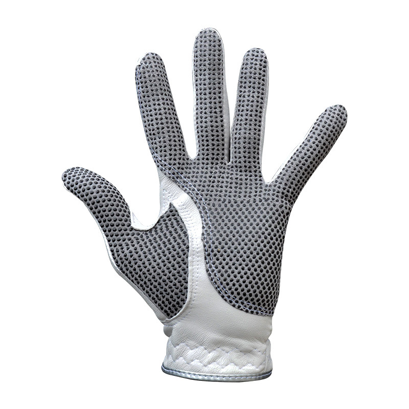 Picture of Golf Gloves Men's Lambskin Gloves Single Breathable Non-Slip Granular Gloves Left and Right Hands