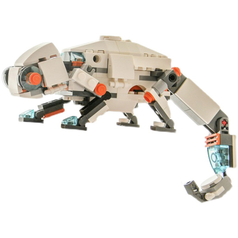 Picture of MOC Toy Compatible Lego Animal Series Piece Block Toy Set Creative Chameleon Animal Model