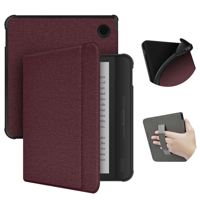 Picture of Suitable for 2024Kobo Libra Color Handheld Cloth Pattern Tpu Protective Case Kobo 7inch E-Book Protective Case