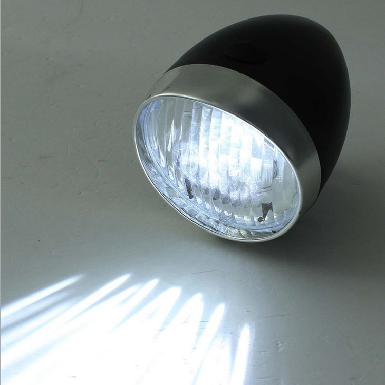 Picture of Wholesale bicycle headlight mountain bike retro headlight 3LED cycling light car front lighting night riding equipment