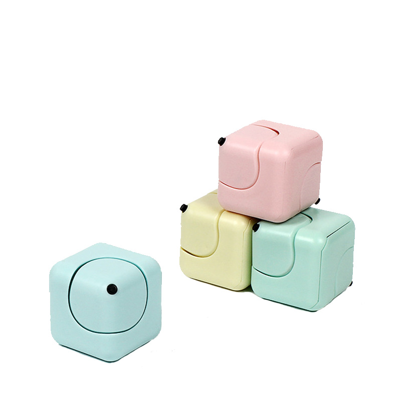 Picture of Creative step-down fingertip gyro rotating Rubik's Cube adult step-down fingertip gyro decompression chain finger toy gift