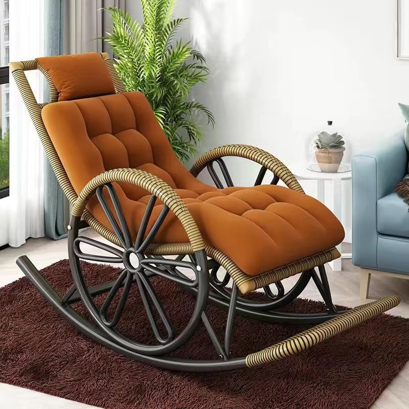 Picture of Household Rocking Chair Leisure Rocking Chair Creative Recliner Adult Leisure Chair Balcony Rattan Chair Internet-Fun Chair