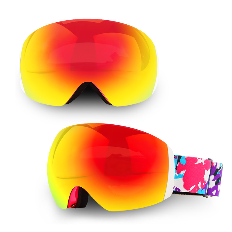 Picture of Factory in stock Cross-border Ski Goggles Large Spherical Adult Double Layer Lasting Anti-fog Ski Glasses Ski Equipment for Men and Women