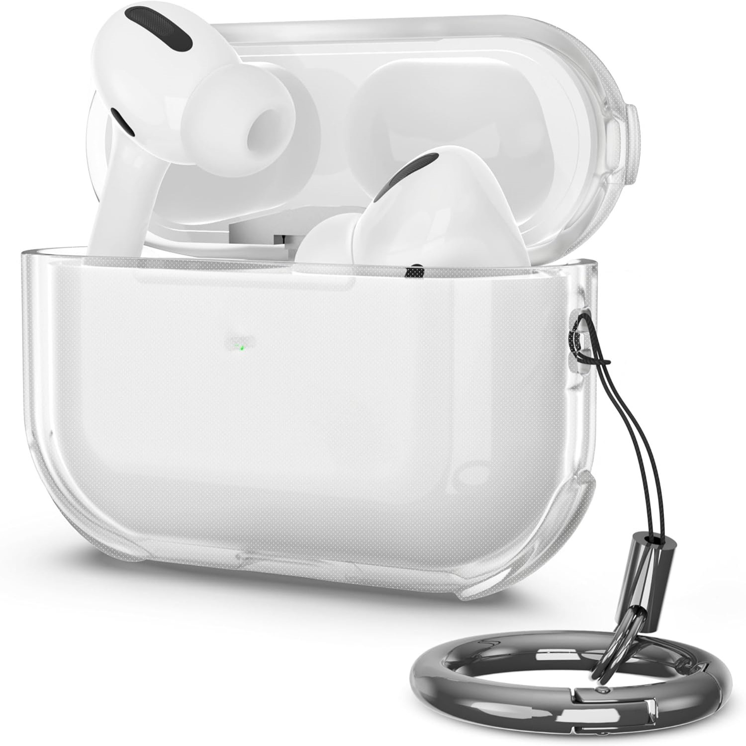 Suitable for AirPods Pro3 Headphone Cover Apple Bluetooth Pro2 Second Generation High Transparent Shell Airpods4 Protective Cover