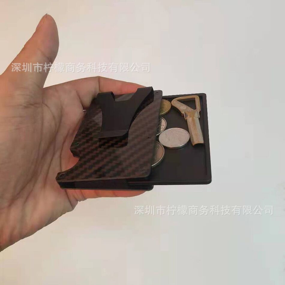 Picture of in stock wallet card holder universal aluminum alloy tray key coin multi-purpose storage box hardware coin box