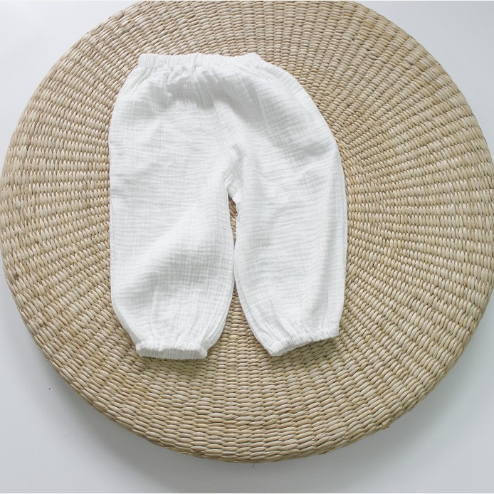 Picture of Forest Map Kidsren's Clothing Kidsren's Pants Summer Boys' Pants Korean Style Pure Color Girls Anti-Mosquito Pants Breathable Versatile Cotton