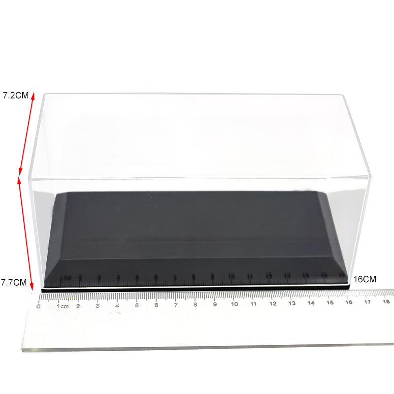 Picture of 1:32PVC car model acrylic display box transparent cover 1:36 base dustproof storage box collection box