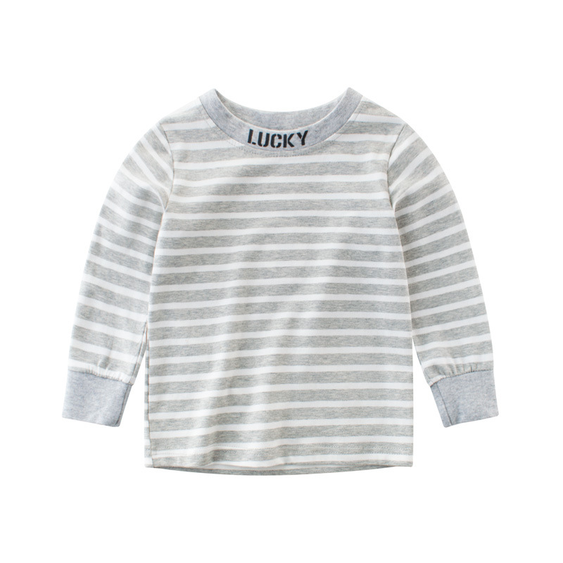 Picture of 27Kids Children's Clothing 2024 Autumn Children's T-Shirt Girls' Bottoming Shirt Baby Clothes Striped Shirt Dropshipping