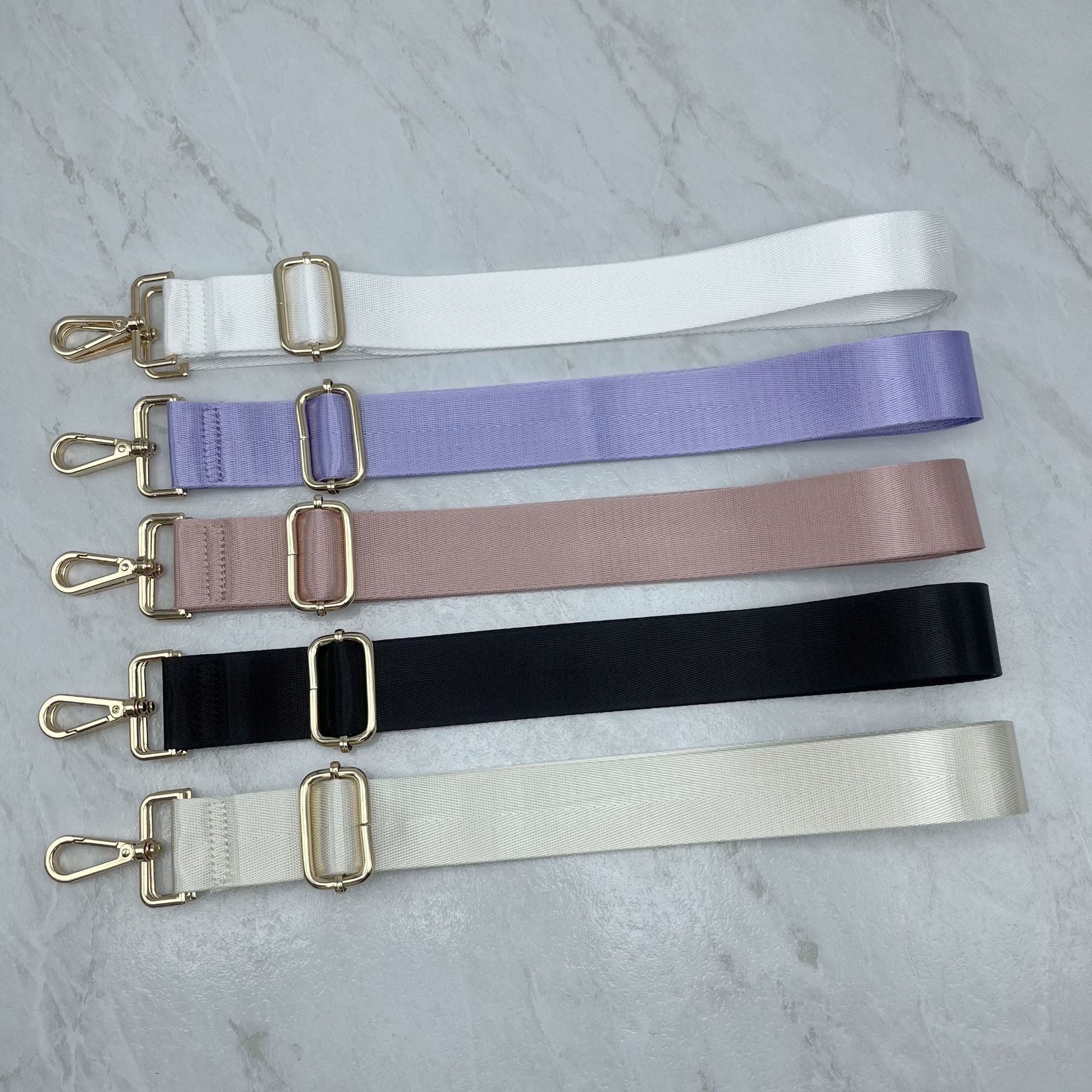 Cross-border Bag Bandwidth Shoulder Strap Adjustable Women's Bag Accessories Strap All-match Shoulder Crossbody Strap Ribbon Bag Replacement Strap