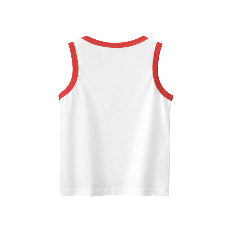 Picture of 27kids Summer Children's Wear New Children's Vest Cartoon Dinosaur Male Baby Clothes Sleeveless Clothes Shake Sound Supply
