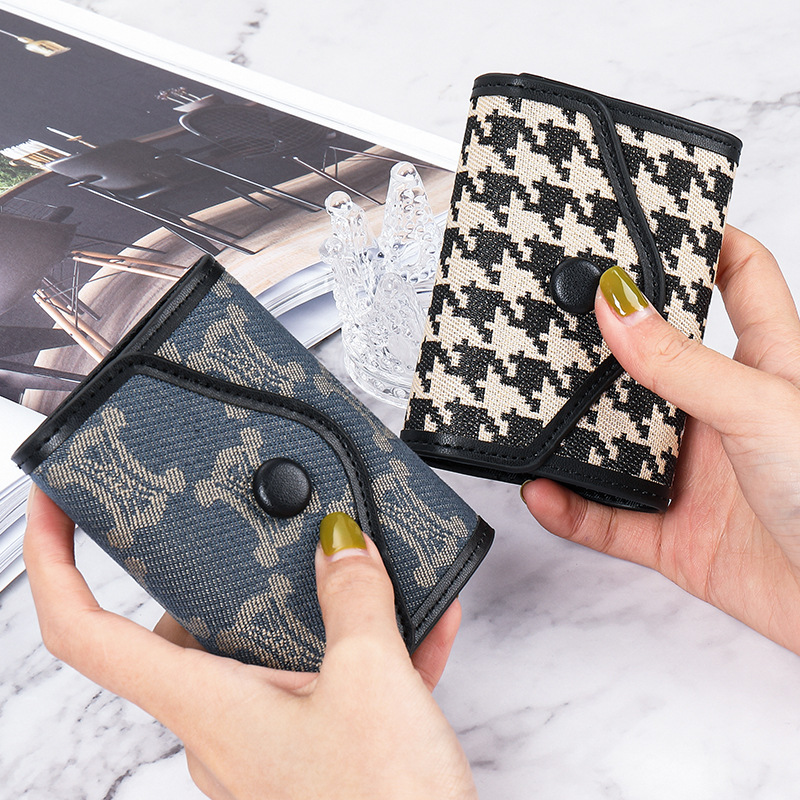 European and American Retro New Style Card Bag Women's Multi-Card Large Capacity Anti-Degaussing Credit Card Case Student Driver's License Card Case Women