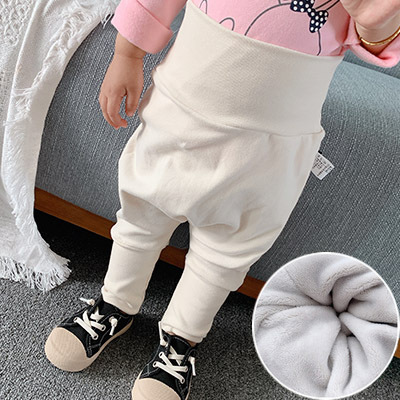 Picture of Clearance No Return No Change Baby High Waist Belly Pants Girls' Large PP Pants Children's Baby Children's Harlan Pants
