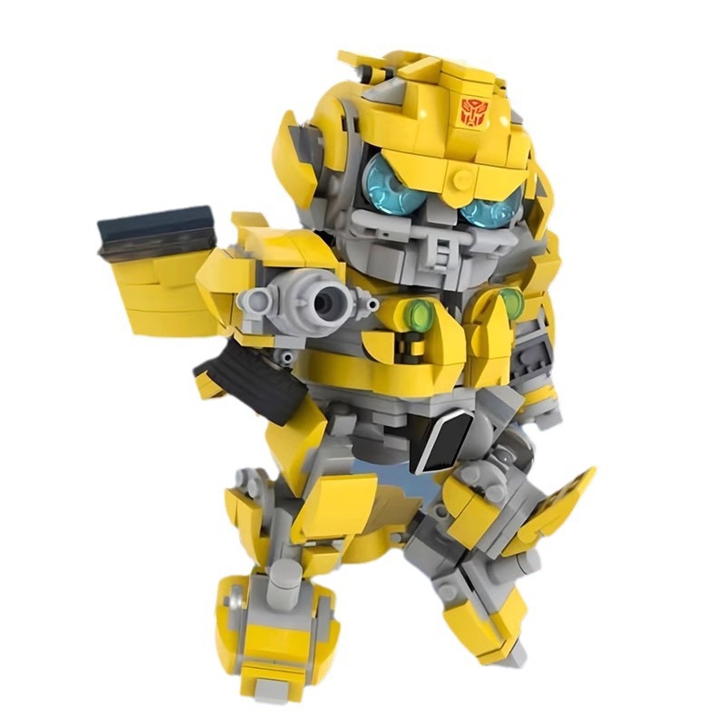 Picture of MOC compatible with Lego building blocks Suit SD BUMBLEBEE BUMBLEBEE mecha model assembled small particles domestic