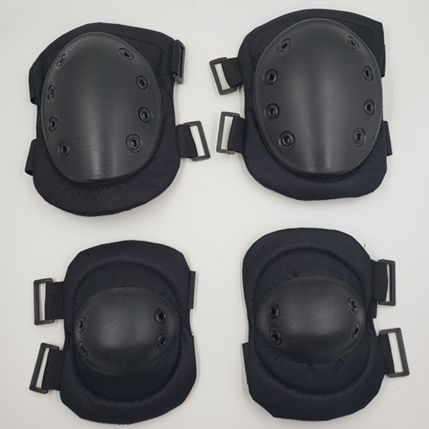 A generation of CS tactical knee pads military fans field training four-piece riding sports knee pads elbow pads spot