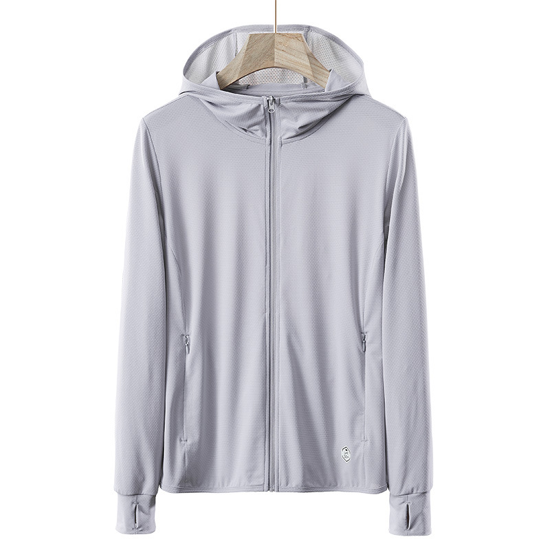 Picture of 2022 New Sunscreen Clothing Women's Outdoor Windbreaker Spring and Summer Anti-UV Thin Breathable Hooded Riding Sunscreen Clothing for Men
