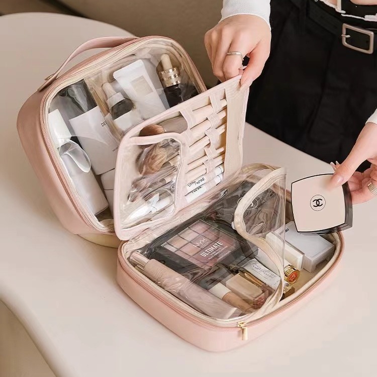 Cosmetic Bag for Women 2025 New Waterproof Satchel Travel Satchel Toiletry Bag Large Capacity High-End Cosmetics Cosmetics Bag
