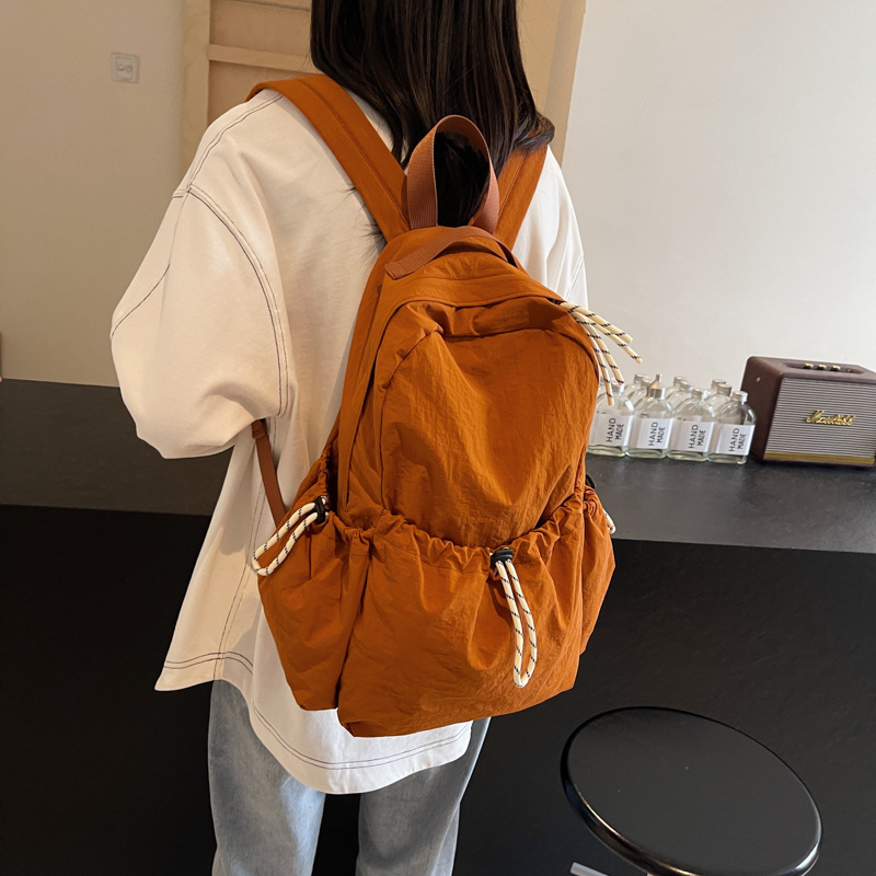 Picture of Lightweight Backpack Women's 2024 New Casual All-match Nylon Travel Backpack Student School Bag Large Capacity