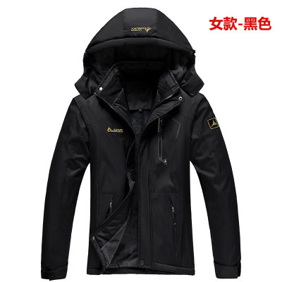 Picture of 2025 Amazon Outdoor Couple Jacket Large Size Velvet Thickened Windproof Mountaineering Cycling Warm Cotton Jacket