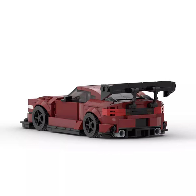 Picture of Creative Domestic Moc Compatible Lego Building Blocks Speed8 Grids Car Nissan 240Sx Silvia Educational Car Model