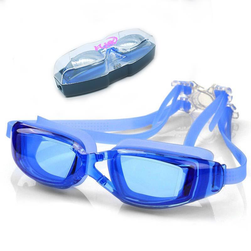 Picture of Myopia optional pink swimming goggles women waterproof anti-fog HD swimming glasses large frame transparent diving equipment wholesale