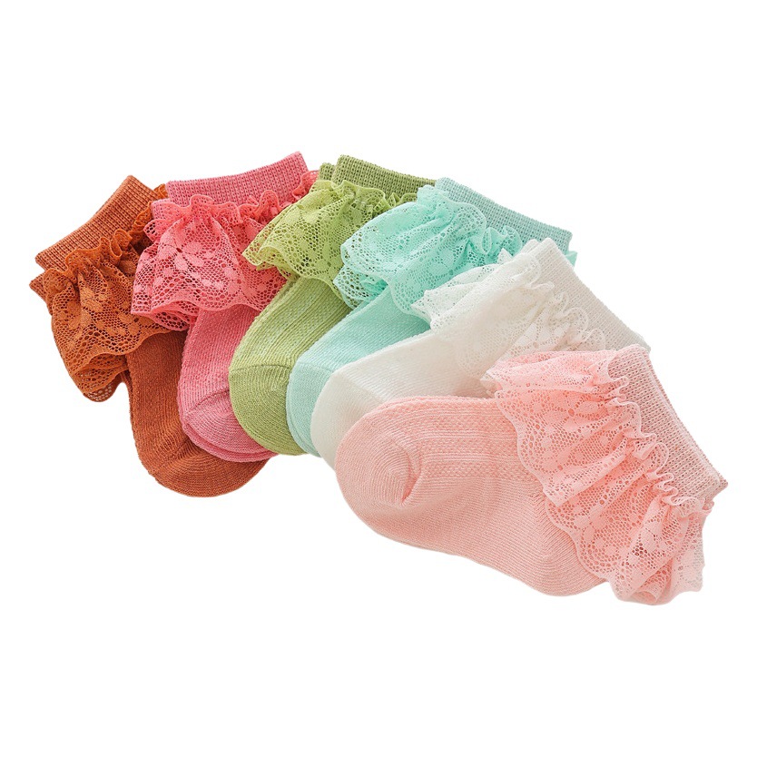 Girls socks summer thin children lace socks wholesale mesh baby baby Princess socks lace little girl