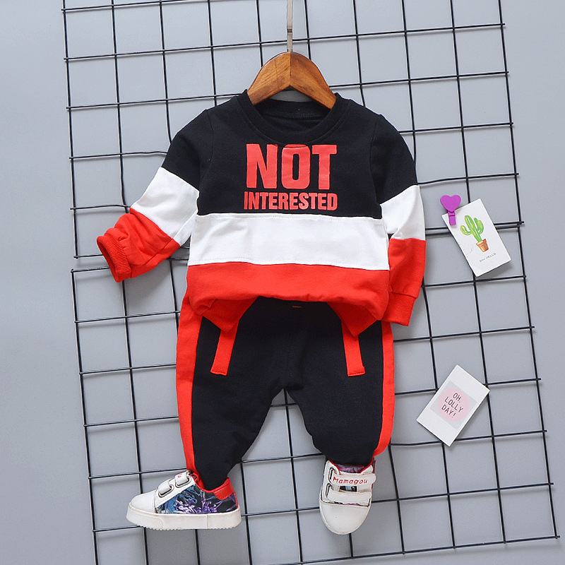 Picture of Korean version of the Spring and Autumn new men's and women's leisure sports version of the long sleeve suit foreign trade children's baby clothing a generation of hair