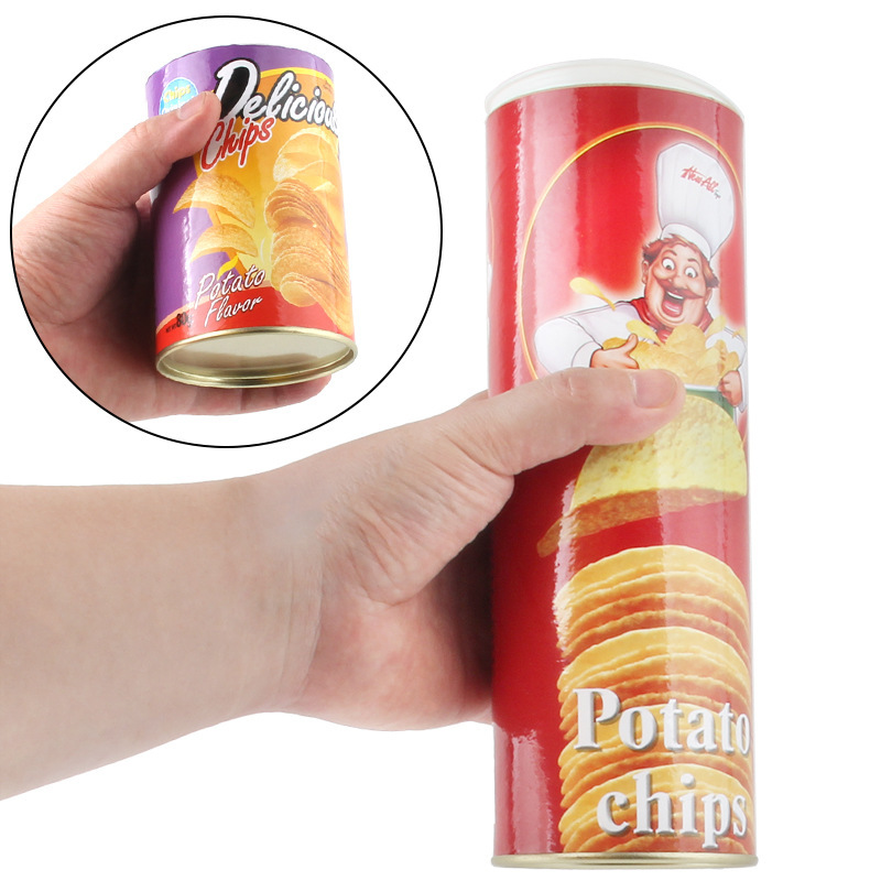 Picture of Potato chips bouncing snake April Fool's Day gift spoof startled potato chips snake toy funny gift toy simulation snake