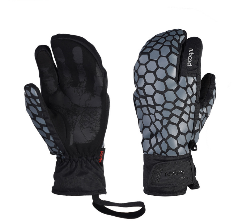 Picture of Burton Warm Men's and Women's Winter Windproof Ski Gloves Thickened and Velvet Outdoor Ski Gloves Customized