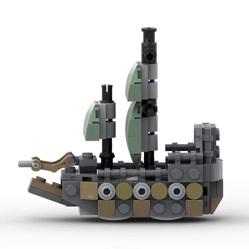 Picture of Creative MOC building blocks mini pirate ship series compatible with Lego puzzle diy assembled toy model gift ornaments