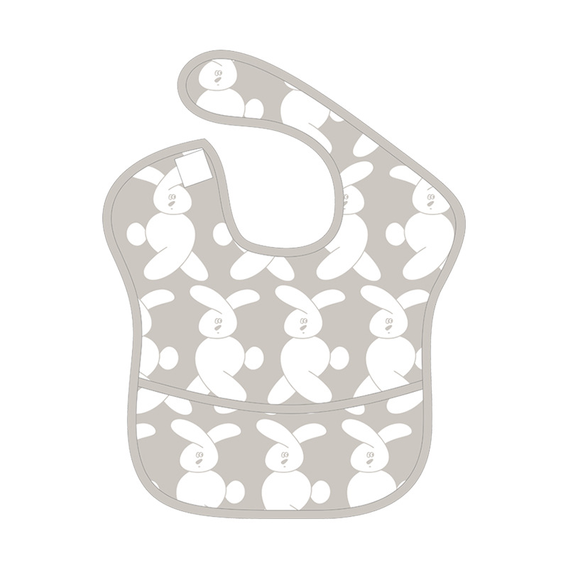 Picture of Summer Baby Waterproof Saliva Napkin Bib Kidsren's Eating Bag Feeding Supplement Bag 1-4 Years Old Anti-Vomiting