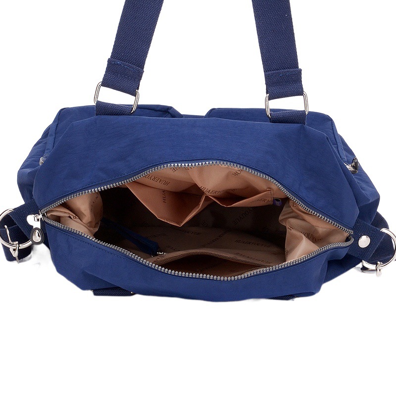 Fashion Waterproof Nylon Cloth Bag Large Capacity Women's Shoulder Bag Fashionable Outdoor Travel Crossbody Bag All-match Handbag