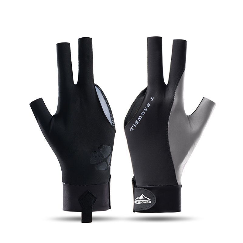 Picture of Billiards Gloves Professional Table Tennis Special Three-Finger Thin Breathable Men's High-Value Women's Ice Silk Non-Slip Left Hand Single