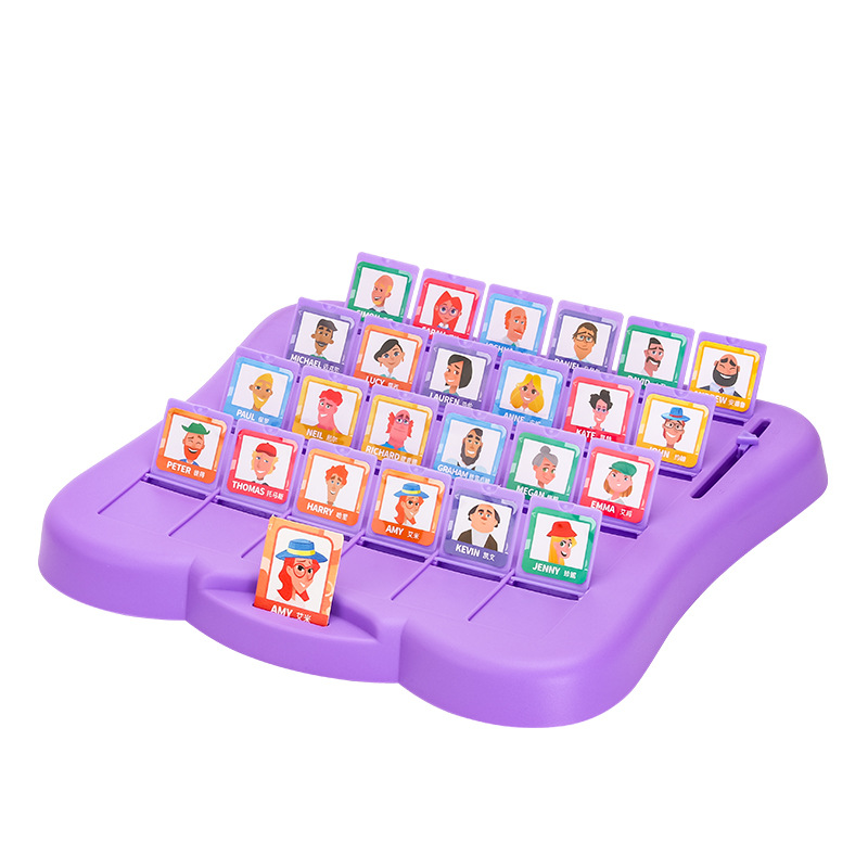 Picture of Guess who he is and who I am logical reasoning parent-child educational children's party interactive game toys