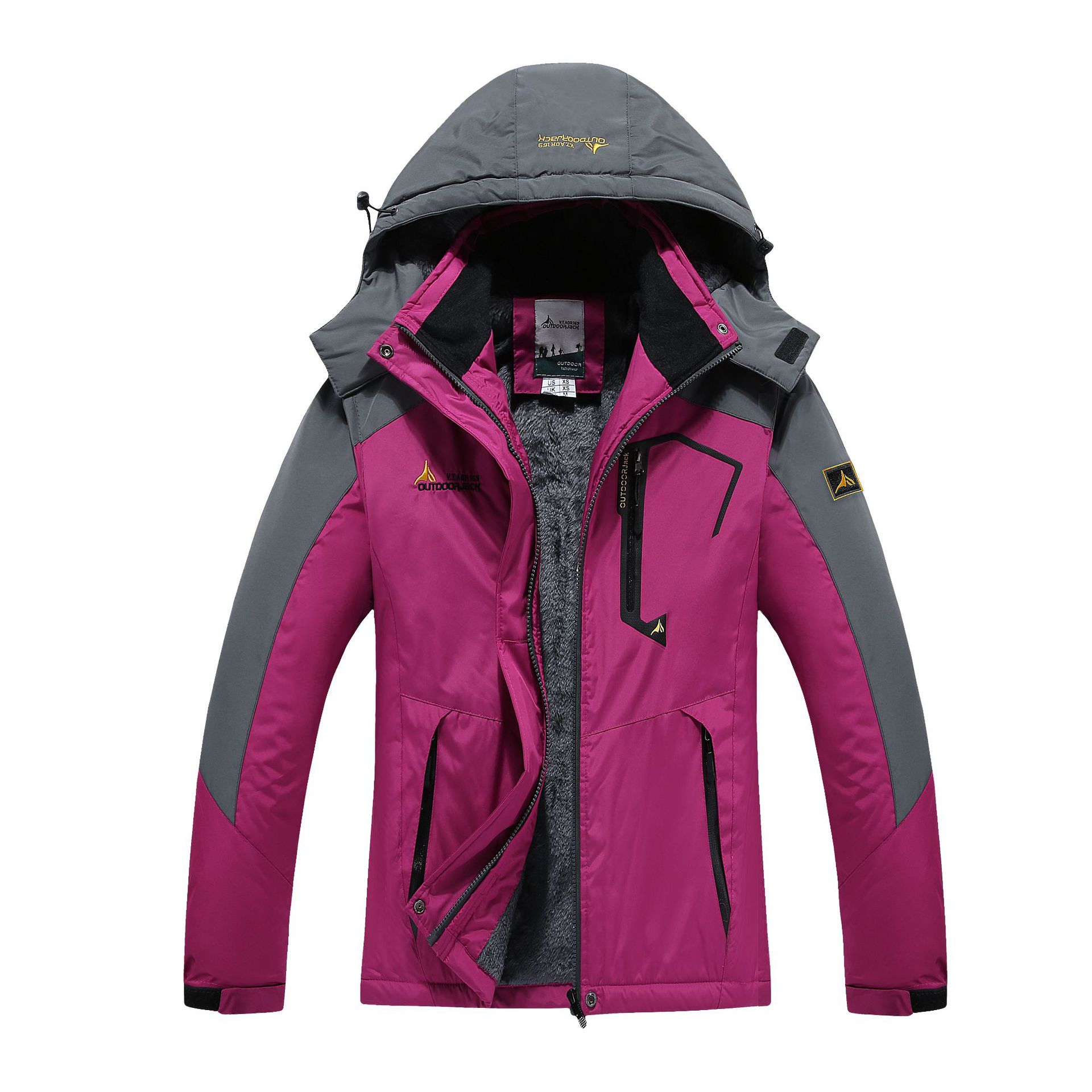 Picture of 2025 Amazon Outdoor Couple Jacket Large Size Velvet Thickened Windproof Mountaineering Cycling Warm Cotton Jacket