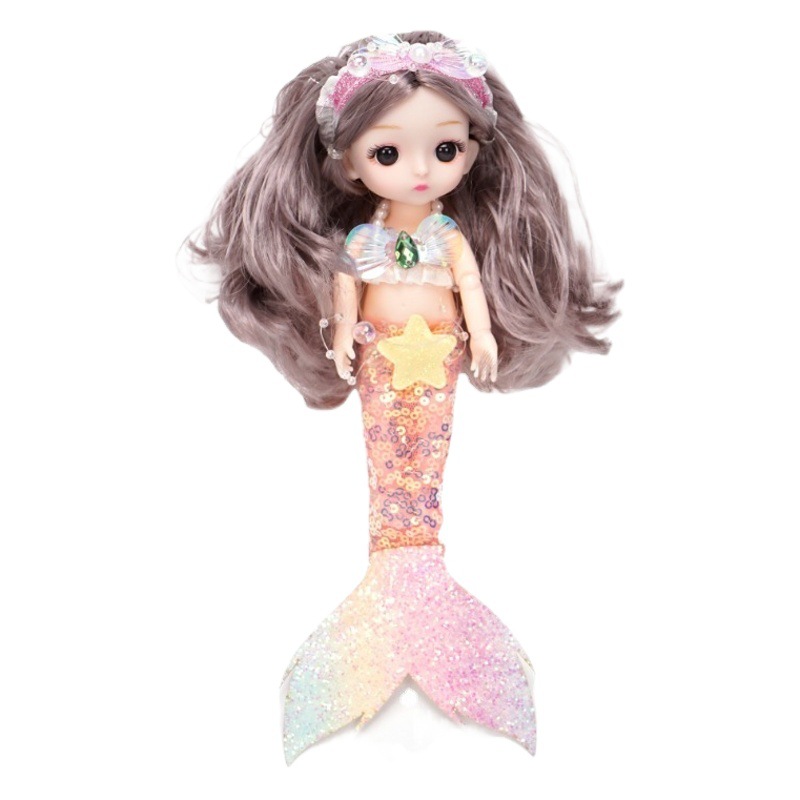Aquarium Mermaid Doll Girl Toy Dress-up Doll Princess Cute Cute Baby Children Student Gift
