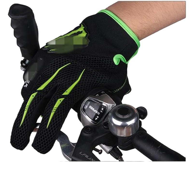 Motorcycle riding full finger gloves bicycle outdoor riding non-slip racing gloves mountain bike gloves