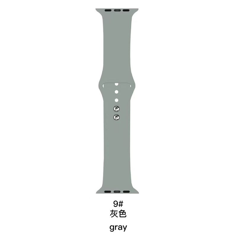 Picture of Suitable for Apple Watch Strap Apple Watch Silicone Strap Double Stud Kickback Strap Silicone Watch Strap