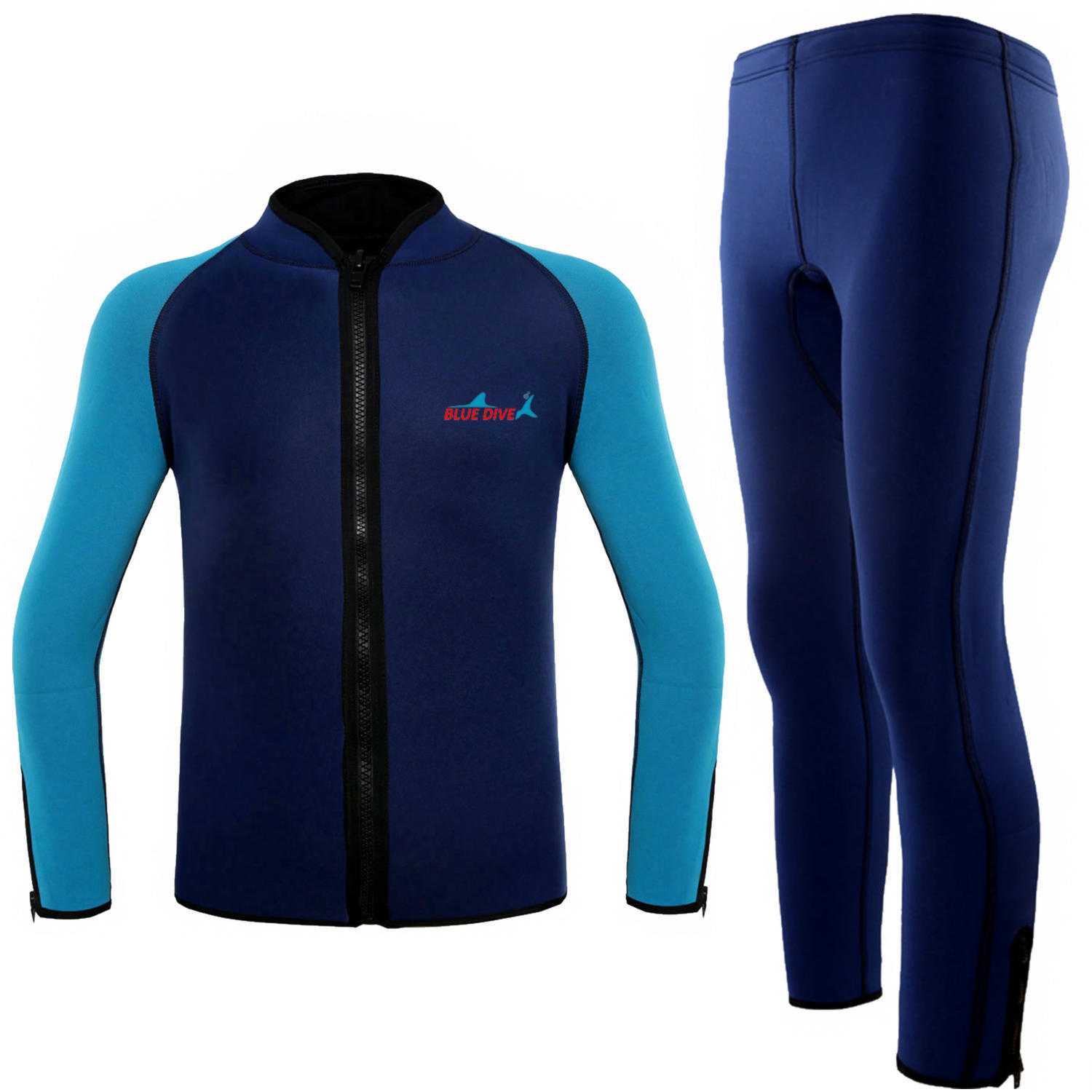 Picture of Diving Suit Men's 2mm Quick-Drying Sun Protection Jellyfish Suit Surfer Suit Slimming Hot Spring Split Swimsuit Long Sleeve Trousers