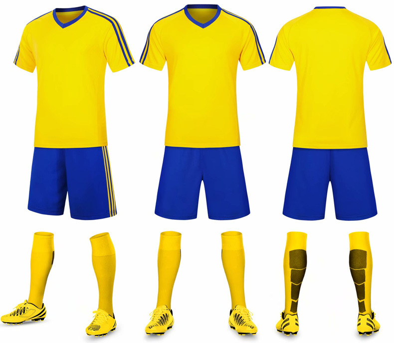 Picture of New Football Clothes Training Clothes suit Men's and Women's Short-sleeved Summer Adult Children's Game Team Clothes Football Clothes Fixed Printing
