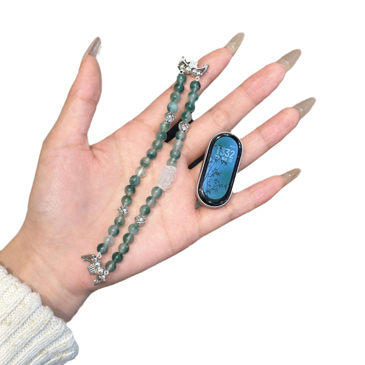 Picture of For mi band 8 strap 9 generation beaded hand rope national tide millet 7/6/5/4/3NFC national wind millet strap