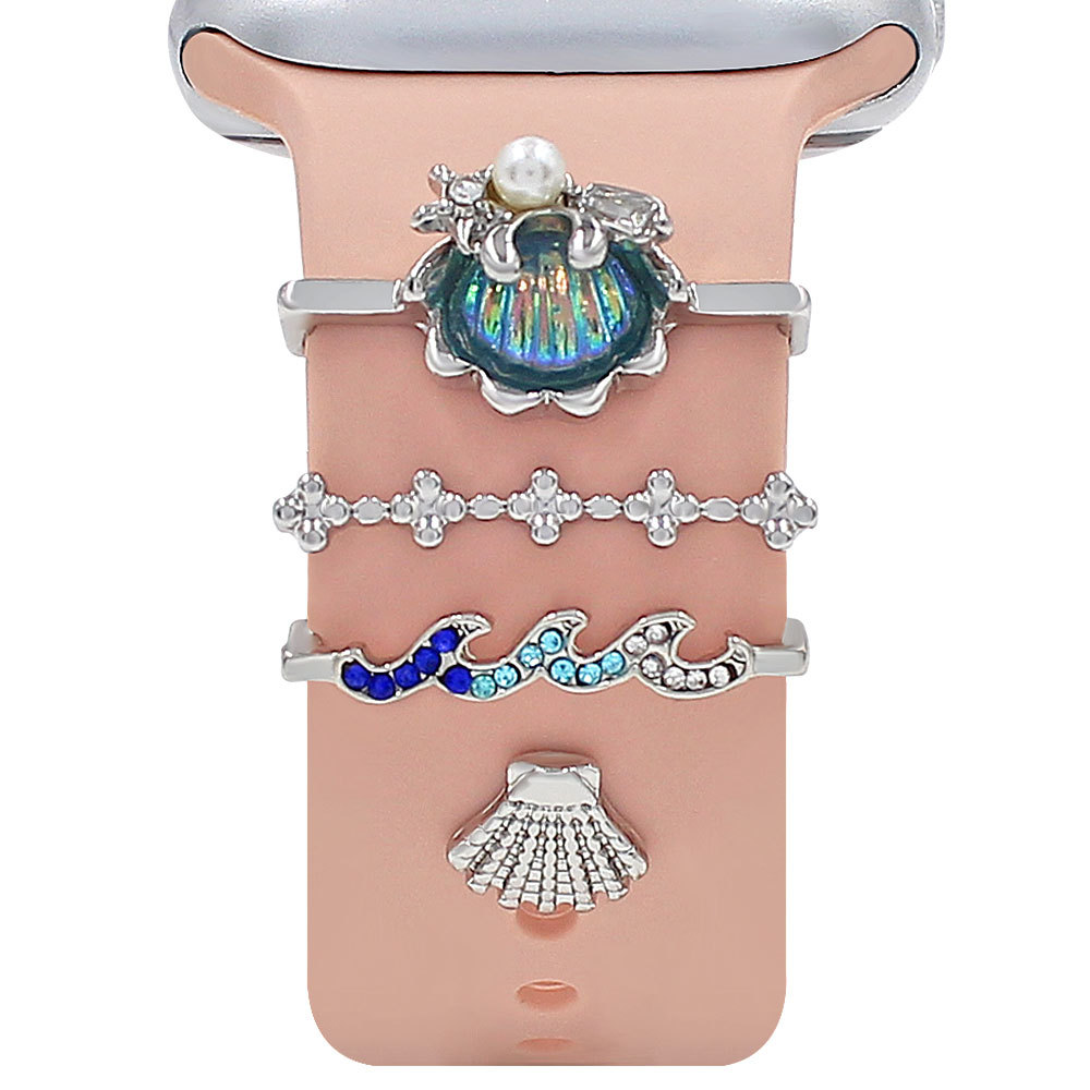 Picture of For Apple Watch Watch Watch Universal Silicone Strap Color Shell Decoration