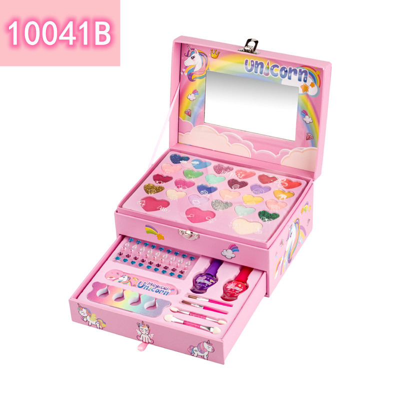 Picture of Cross-border children's makeup cosmetics toy princess makeup box girl lipstick supplies gift box full set gift