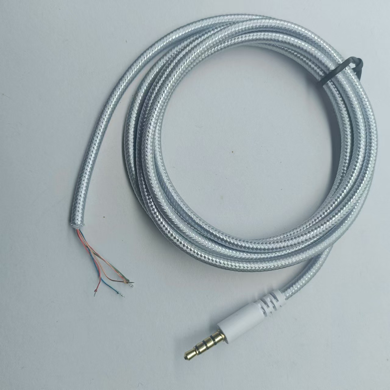 Picture of For Kingston Hurricane Tomahawk Black Hawk 5-Core Headset Repair Line White Braided Headset Upgrade Line Audio Line