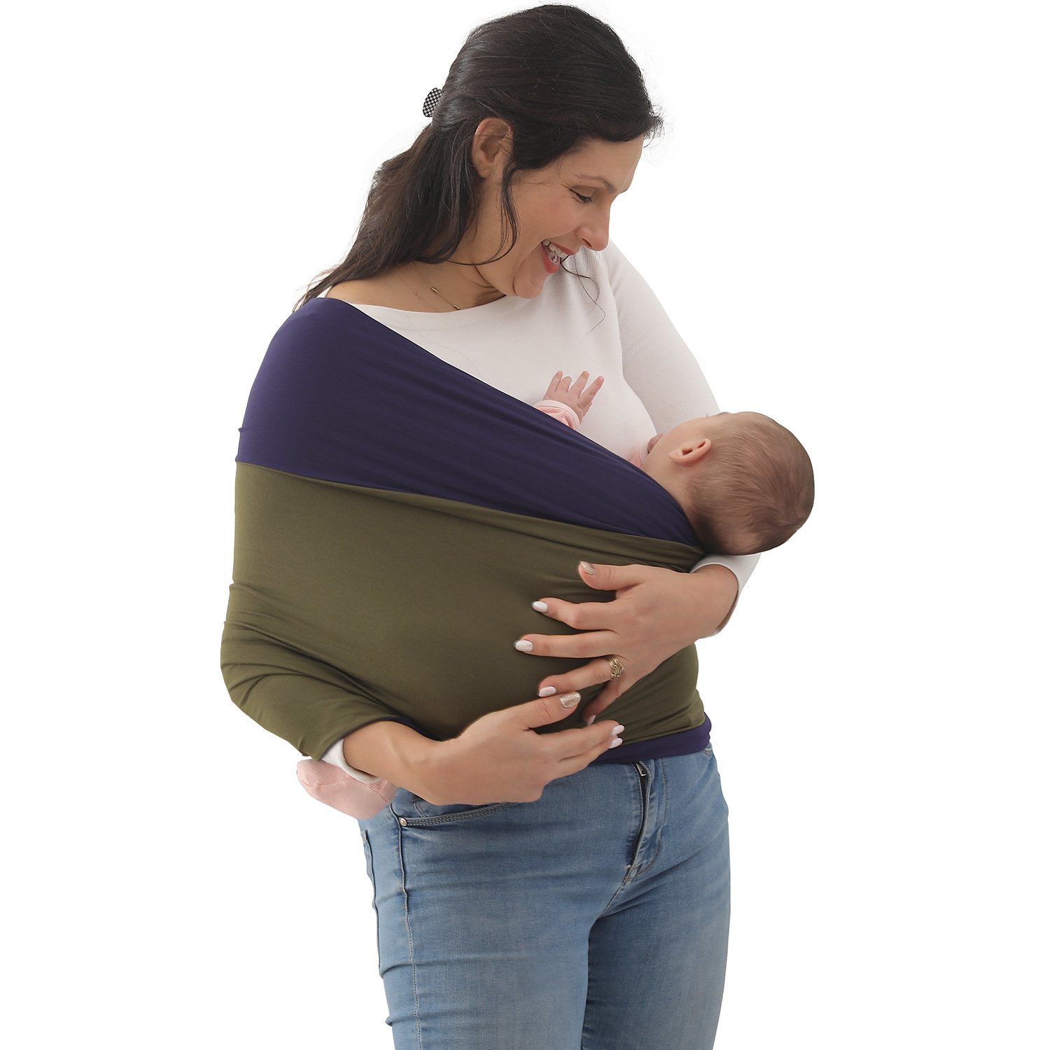 Picture of baby backpack soft high elastic fabric safety strap baby bonding comforter carrier