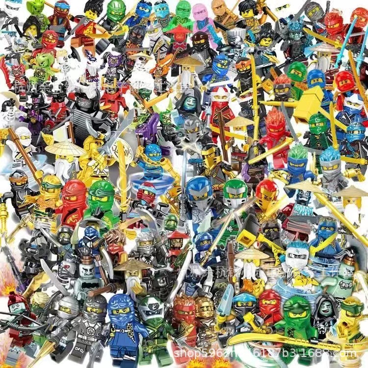 Picture of Compatible with Lego small particles puzzle assembly Phantom manw science fiction City multiple models of people plus accessories wholesale delivery
