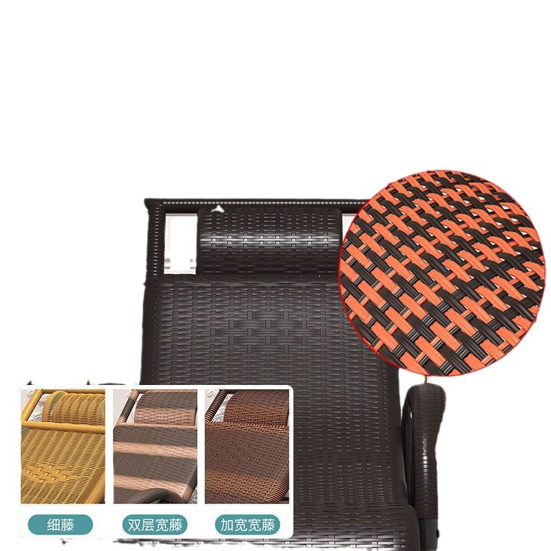 Picture of Rocking Chair Rocking Chair Rattan Chair Adult Nap Recliner Living Room Balcony Lazy Elderly Leisure Reinforced Lazy Chair