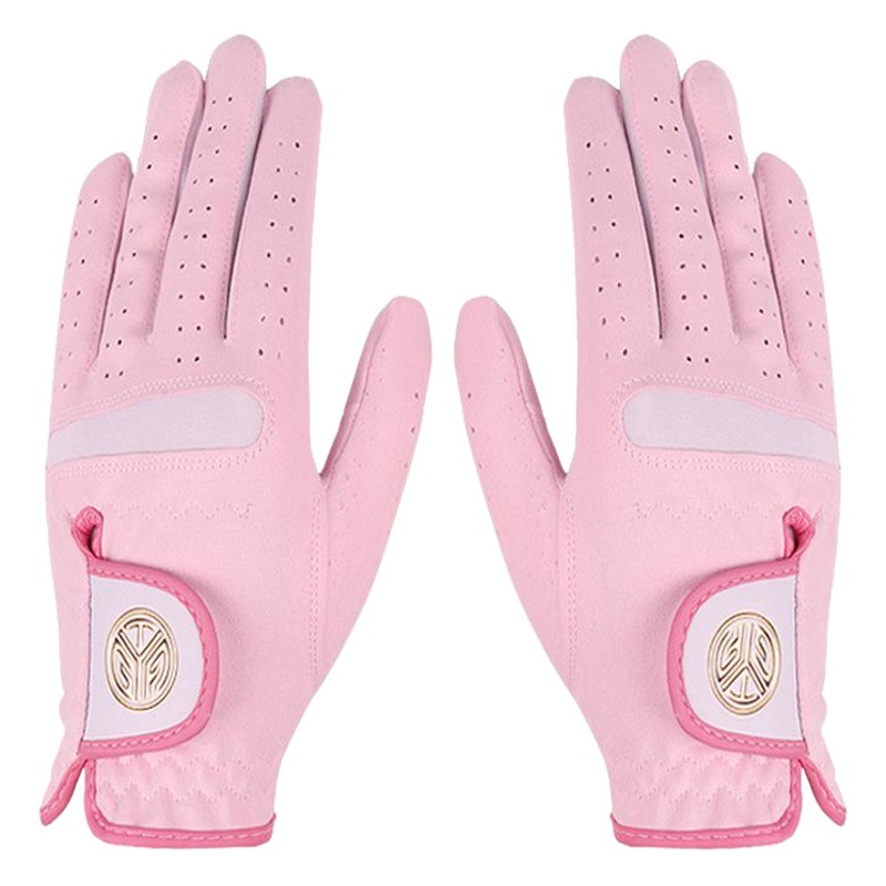 Golf gloves women's ultra-fiber cloth sunscreen breathable wear-resistant washable golf gloves can add LOGO