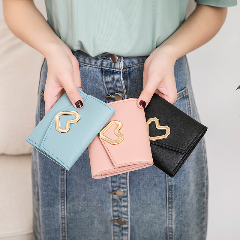 Dropshipping Versatile Coin Purse 2025 Trendyy Personalized Heart Card Holder Clutch Bag Coin Purse Cross-Border Wholesale