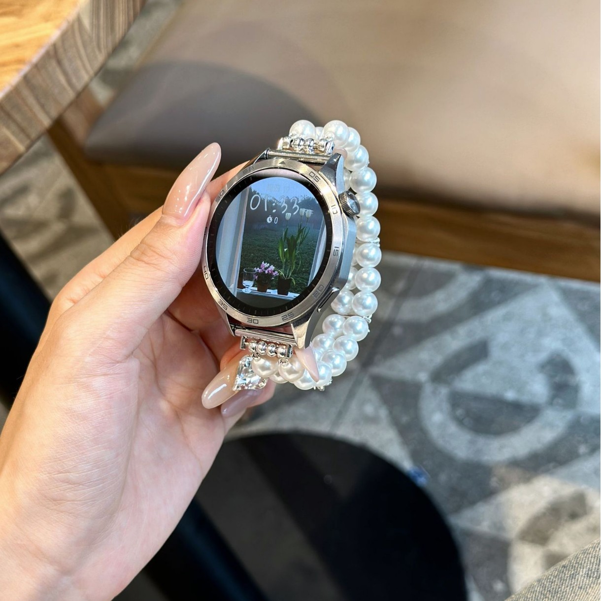 Picture of For Huawei Watch GT5GT4 Strap watch4 Butterfly Pearl Strap 3pro Premium GT3/2 Niche